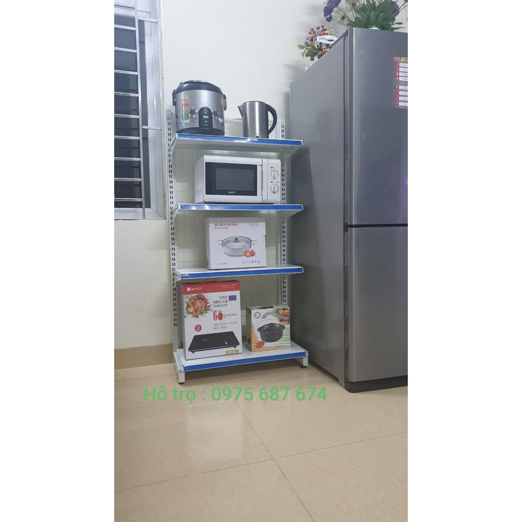 Kệ sắt đựng đồ đa năng lắp ghép kích thước Dài 70cm, Rộng 40cm, cao 150cm gồm có 4 tầng