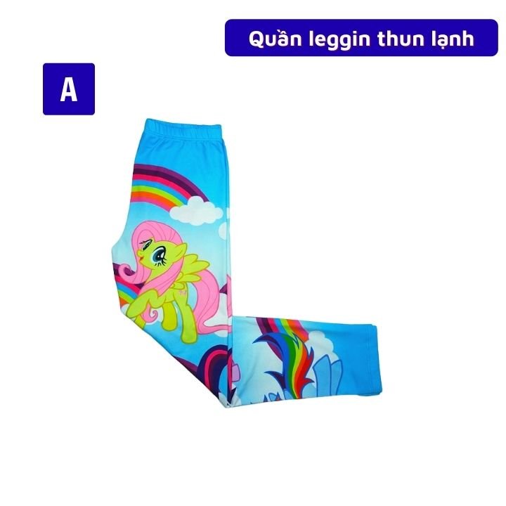 Quần leggin bé gái xinh đẹp hình Elsa - Pony từ 11-45kg - chất liệu cotton thun lạnh