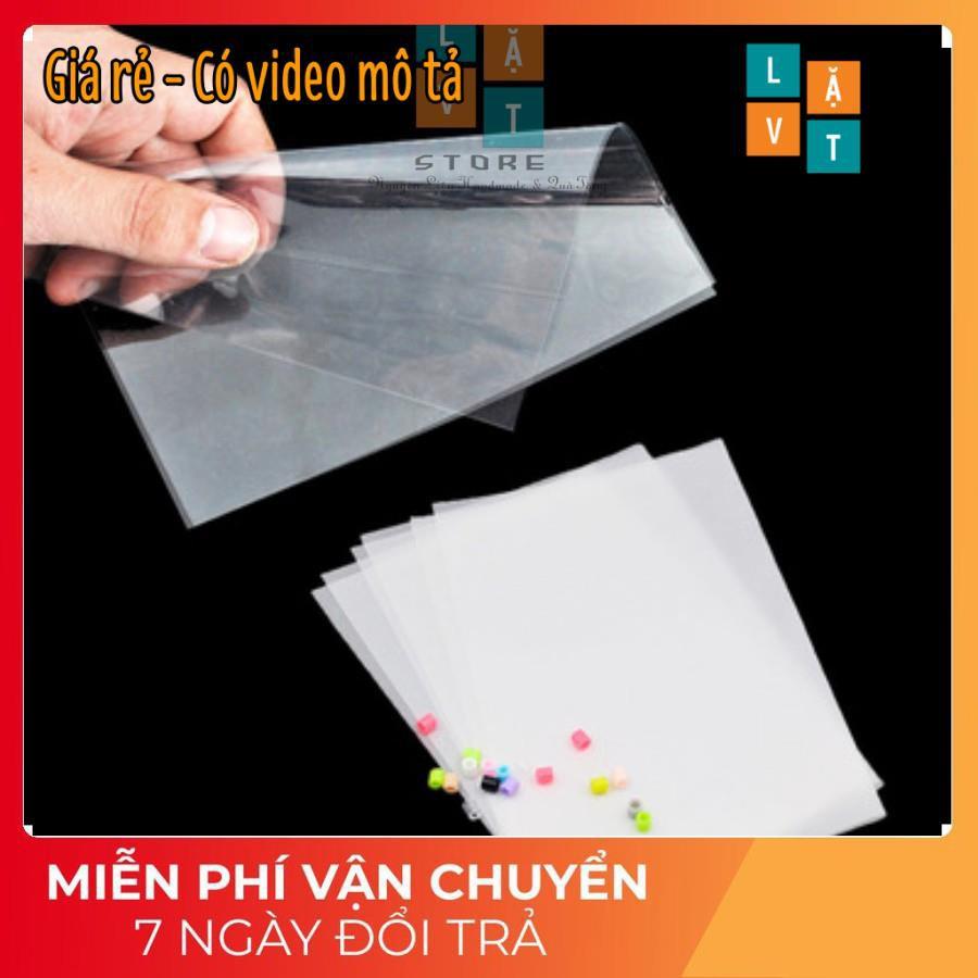 Giấy Ủi Hama Beads,Peler Beads, Hạt Đậu Thần Kì - Ironing Papers (loại giấy nến và Film nhựa)