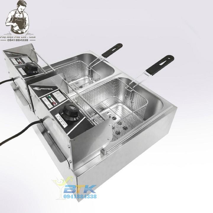 Bếp Chiên Đôi - Bếp Chiên Nhúng Điện