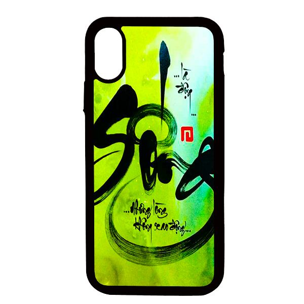 Ốp lưng cho iPhone X thư pháp 40 - Hàng chính hãng