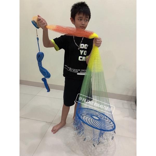 Chài cước đĩa bay UFO sắc màu