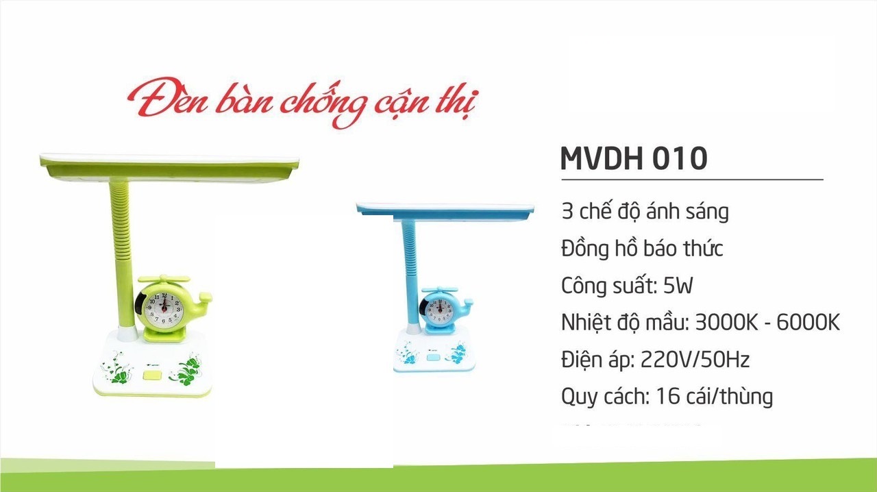 ĐÈN BÀN HỌC SINH CHỐNG CẬN THỊ  - ĐÈN LED 3 CHẾ ĐỘ ÁNH SÁNG