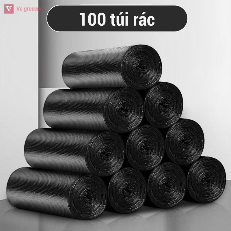 100 Túi đựng rác gia đình, văn phòng tiện lợi cỡ trung