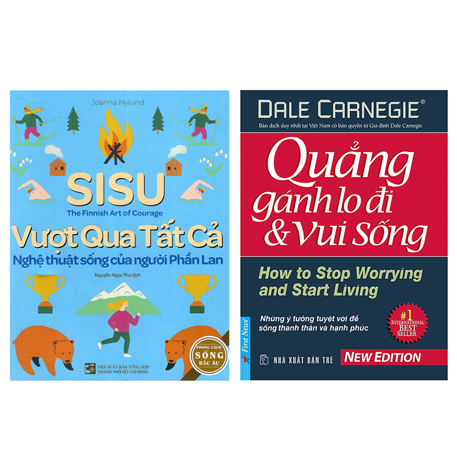 Combo Sisu - Vượt Qua Tất Cả - Nghệ Thuật Sống Của Người Phần Lan + Quẳng Gánh Lo Đi Và Vui Sống