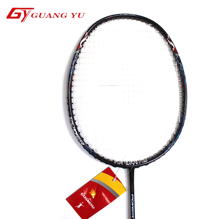 Vợt Cầu Lông Chính Hãng Guangyu Cao Cấp Vợt 4U Khung Carbon Siêu Nhẹ Lưới Đan Sẵn - V07