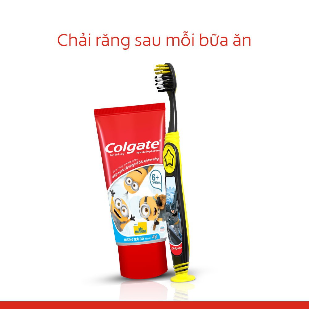 Bàn chải đánh răng Colgate họa tiết Batman dành cho trẻ