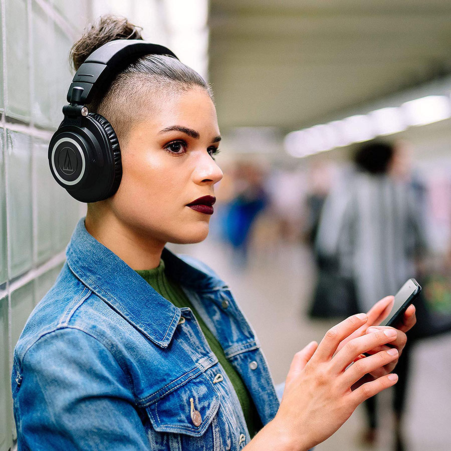 Tai Nghe Bluetooth Chụp Tai Audio Technica ATH-M50xBT - Hàng Chính Hãng