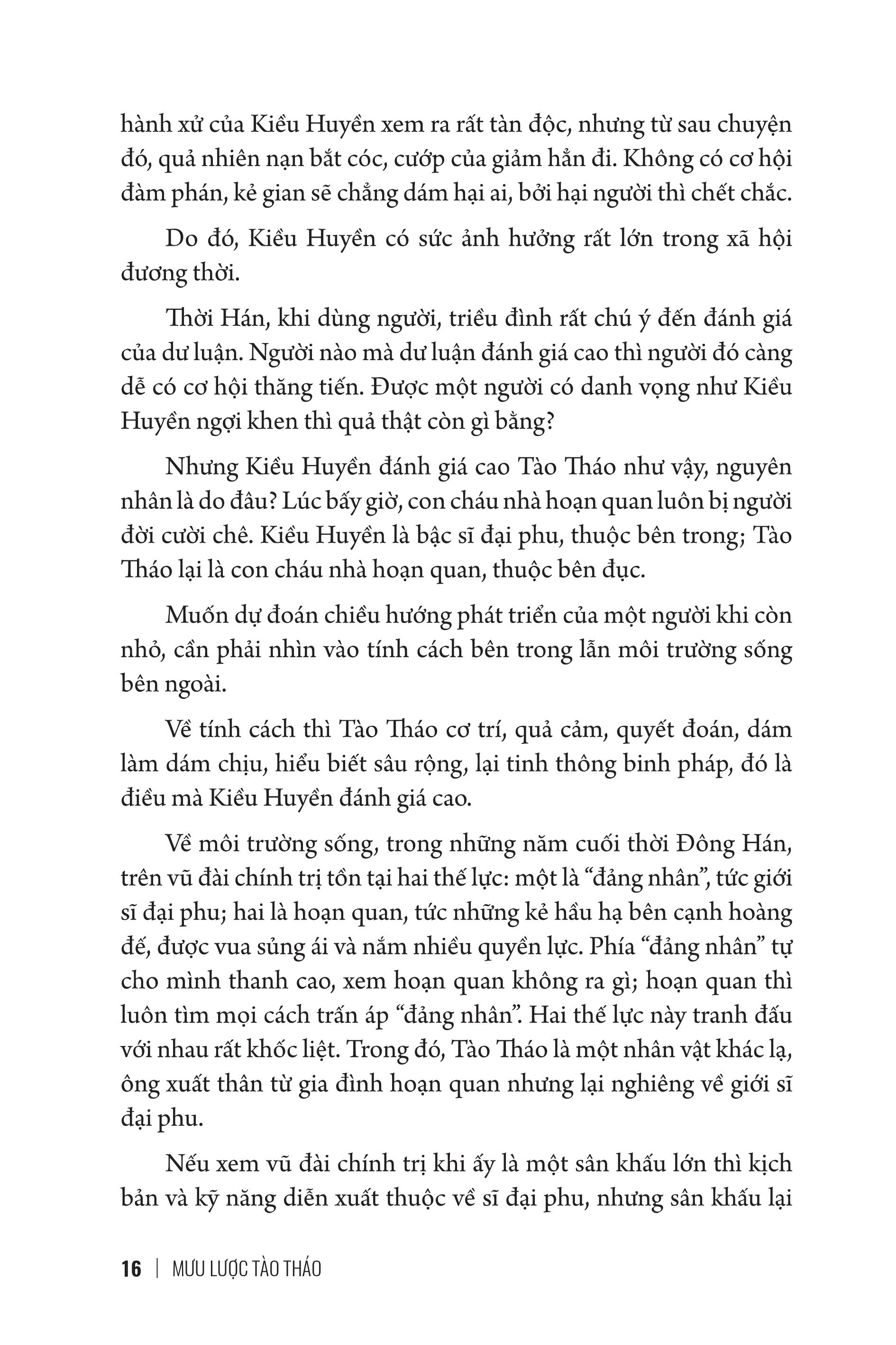 Mưu Lược Trung Hoa - Phần 3. MƯU LƯỢC TÀO THÁO