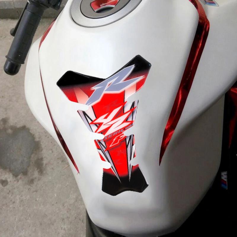 Decal Sợi Carbon 5D Dán Nắp Bình Xăng Xe Mô Tô YAMAHA YZF Series