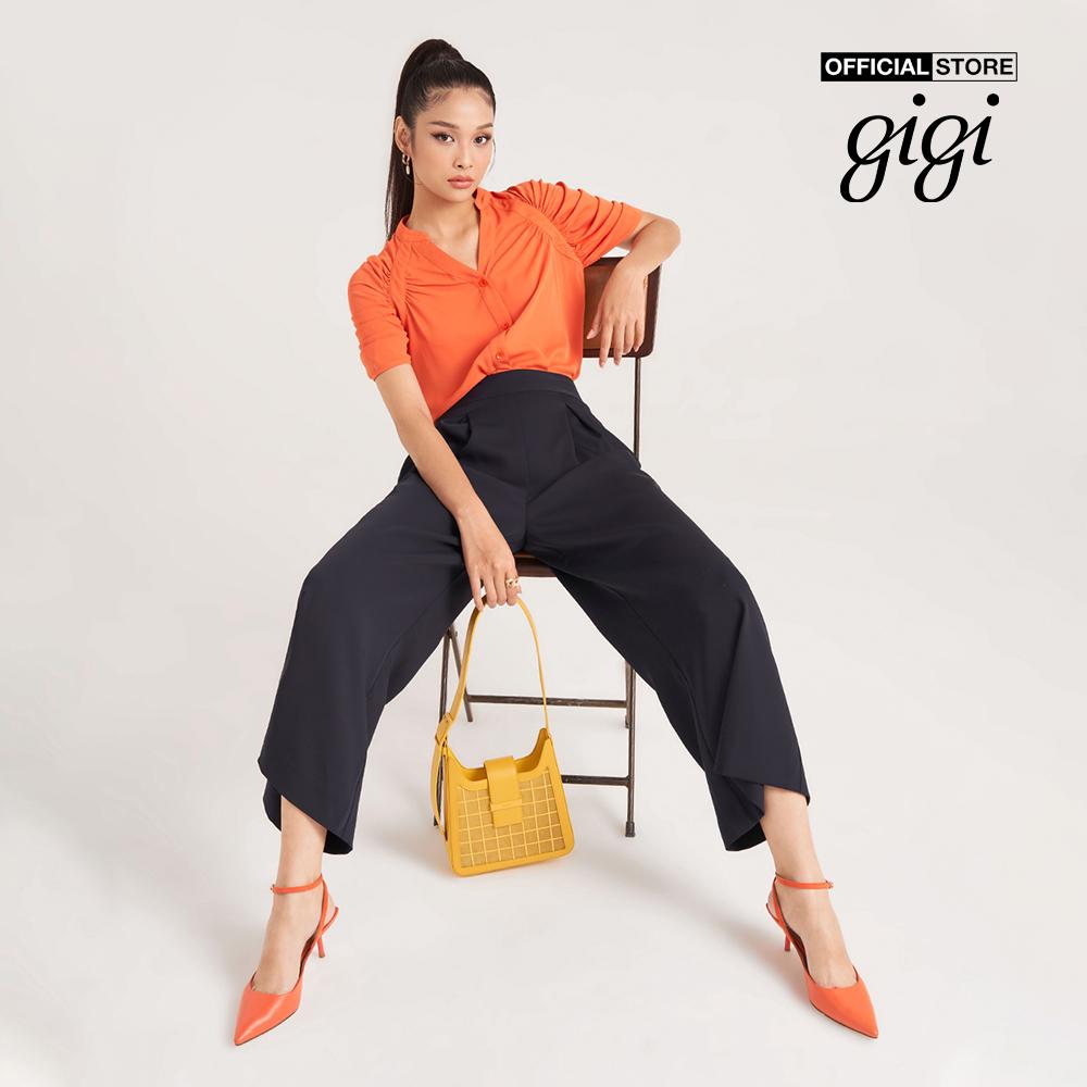 GIGI - Quần culottes nữ xếp li hiện đại G3201P221316-66-Size:36
