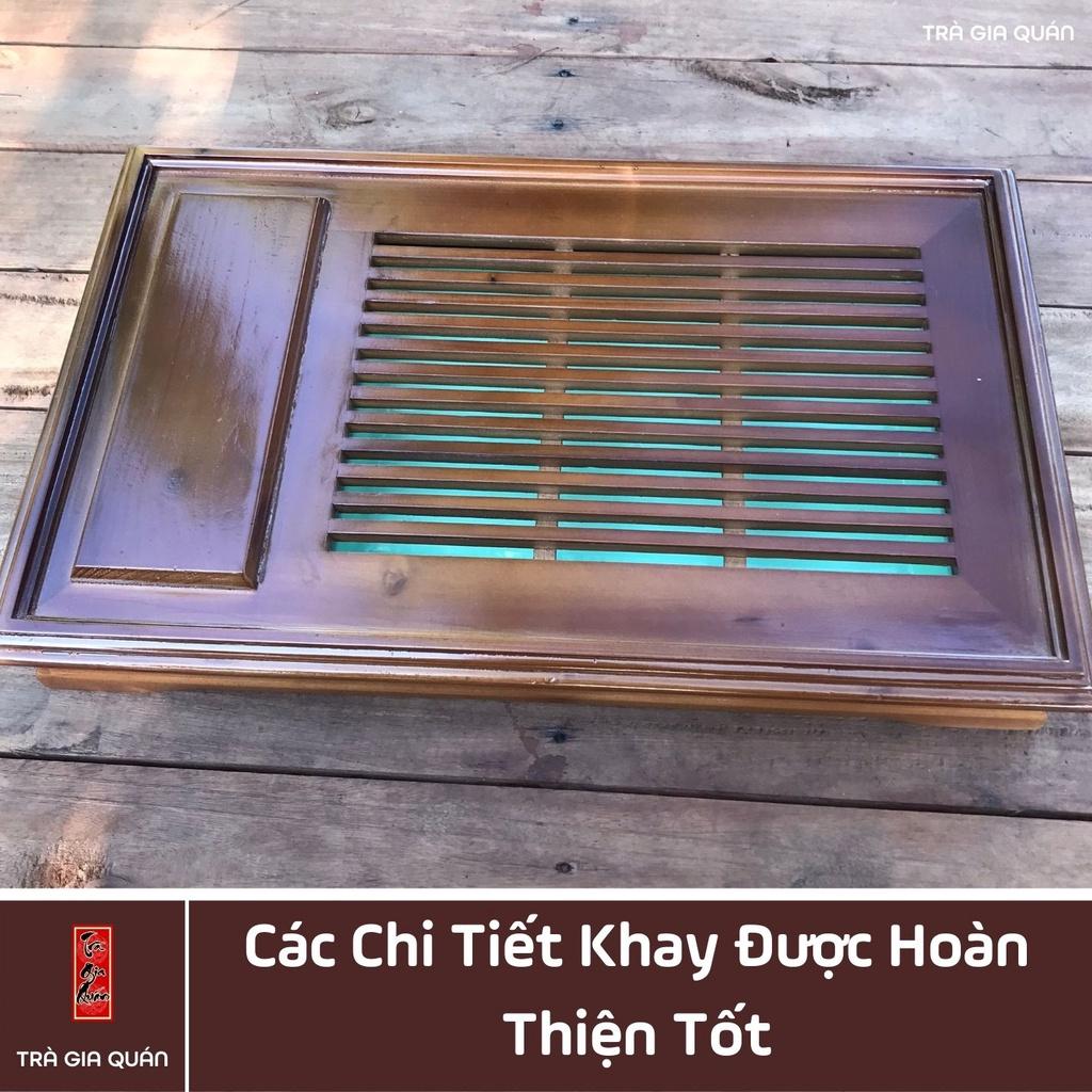 Khay Trà Gỗ Thông Cao Cấp Hình Chữ Nhật Kích Thước 48*31*7 KT 69