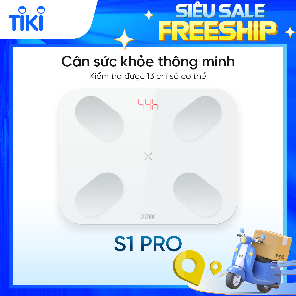 CÂN SỨC KHỎE THÔNG MINH PICOOC S1 Pro_Hàng chính hãng_Bảo hành 12 tháng