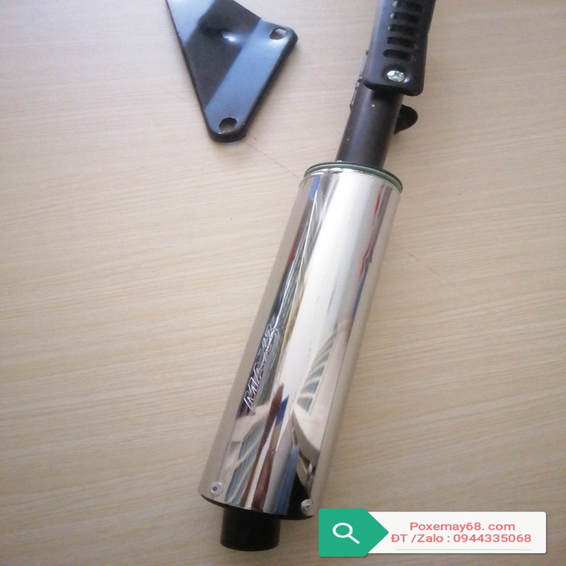Pô Max 3 ĐB + có bas pô đen 2 ly -POMA2E021