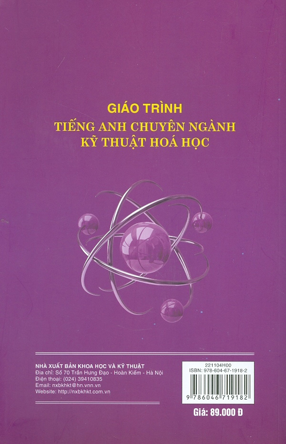 Giáo Trình Tiếng Anh Chuyên Ngành Kỹ Thuật Hóa Học