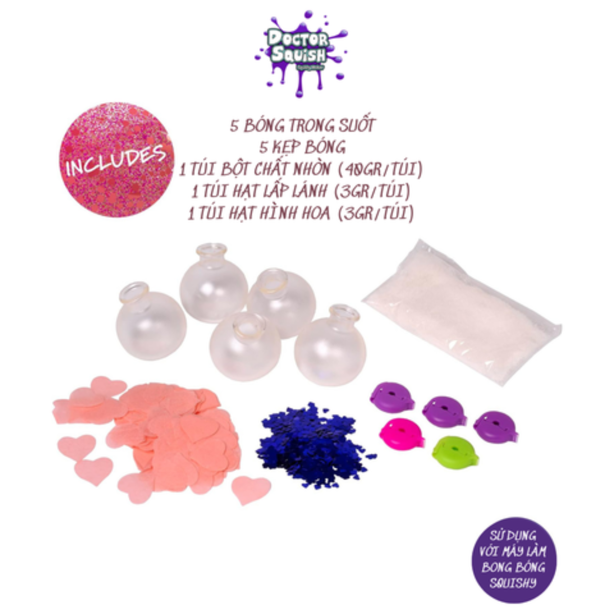Đồ Chơi Refill Tạo Bong Bóng Squishy Doctor Squish 38039R