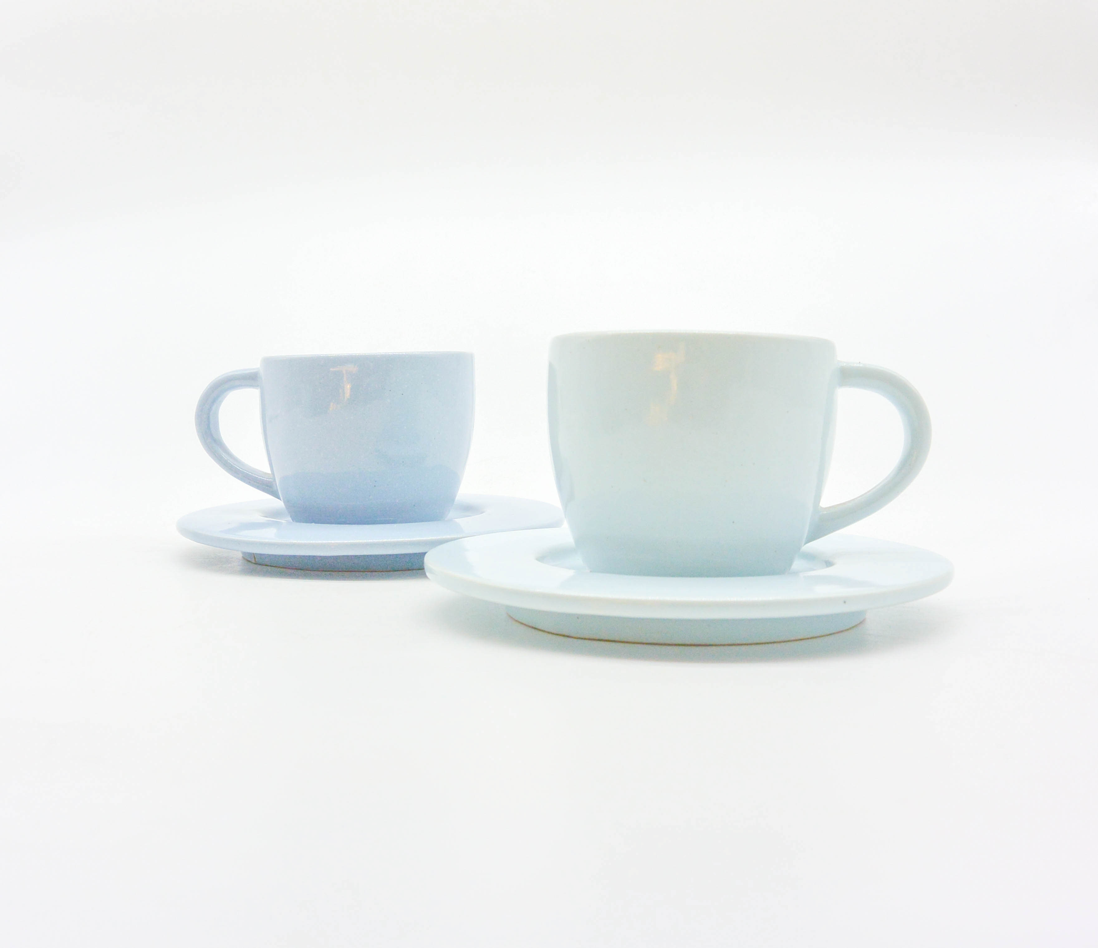 Bộ Ly Cà-Phê Morning 02 + Dĩa Lót - Màu Pastel