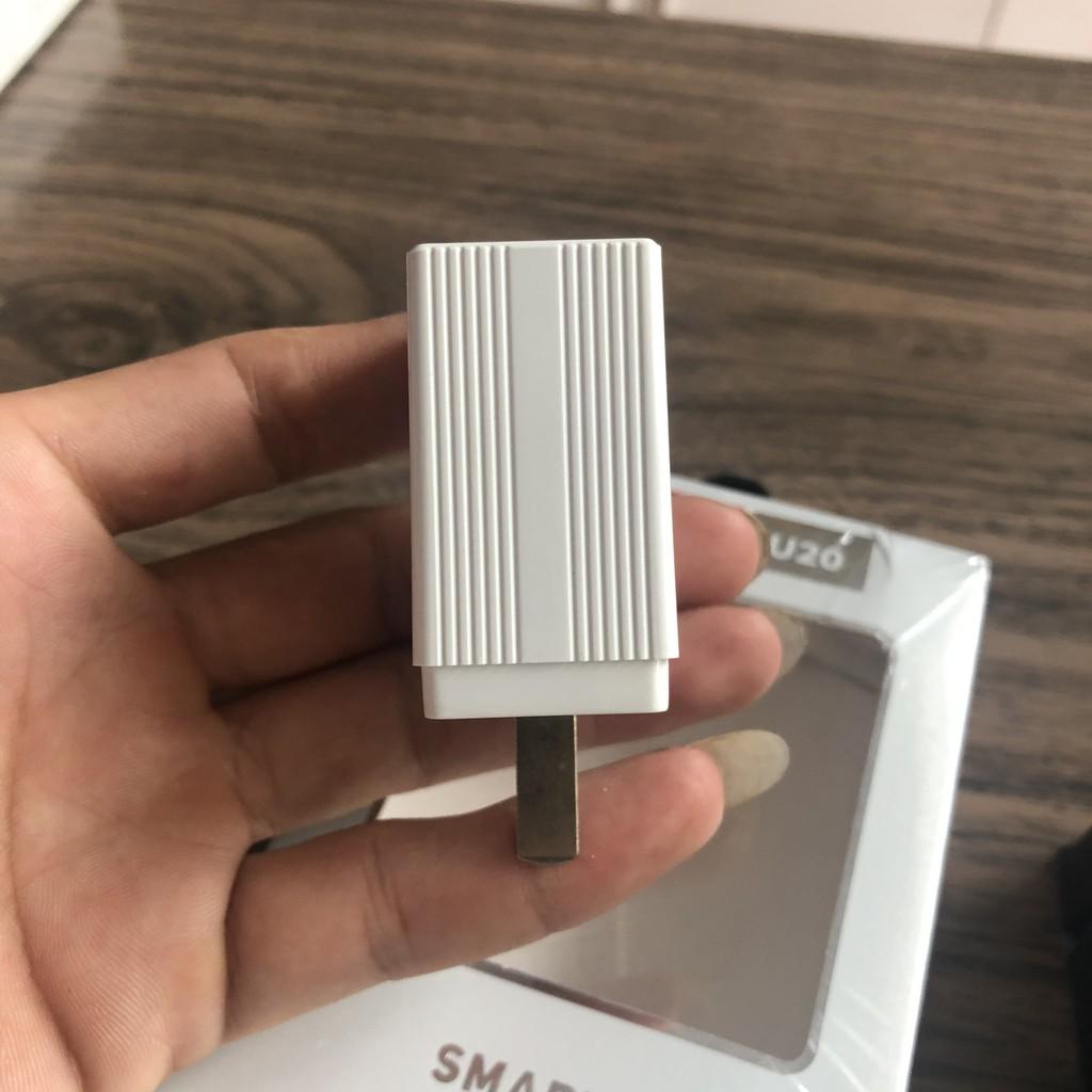 Củ sạc BYZ củ sạc nhanh 2 cổng USB 2,4 A -Hàng Chính Hãng