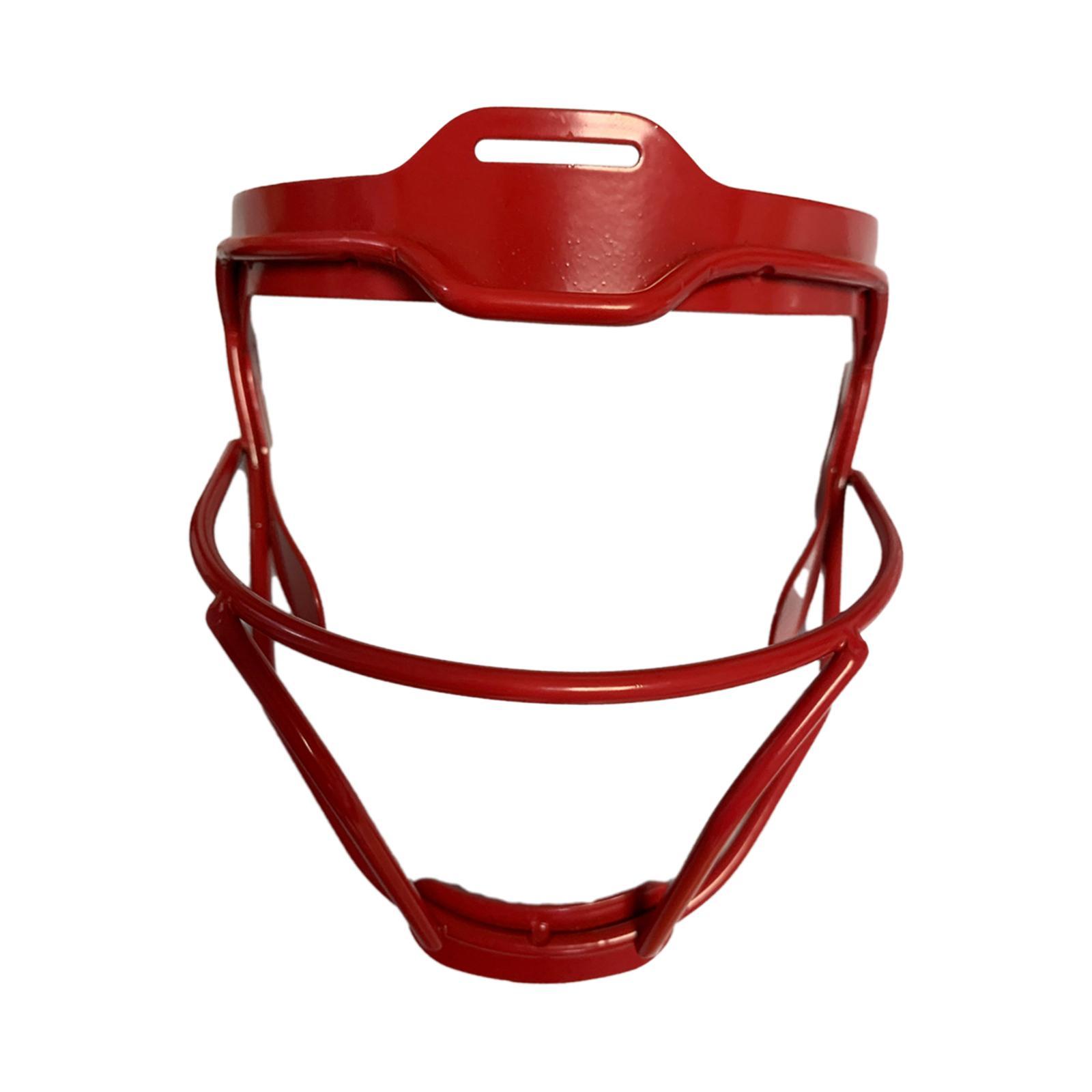 Softball Batting Mask Face Guards Metal Wire Protective Cover Wide Vision Safety
