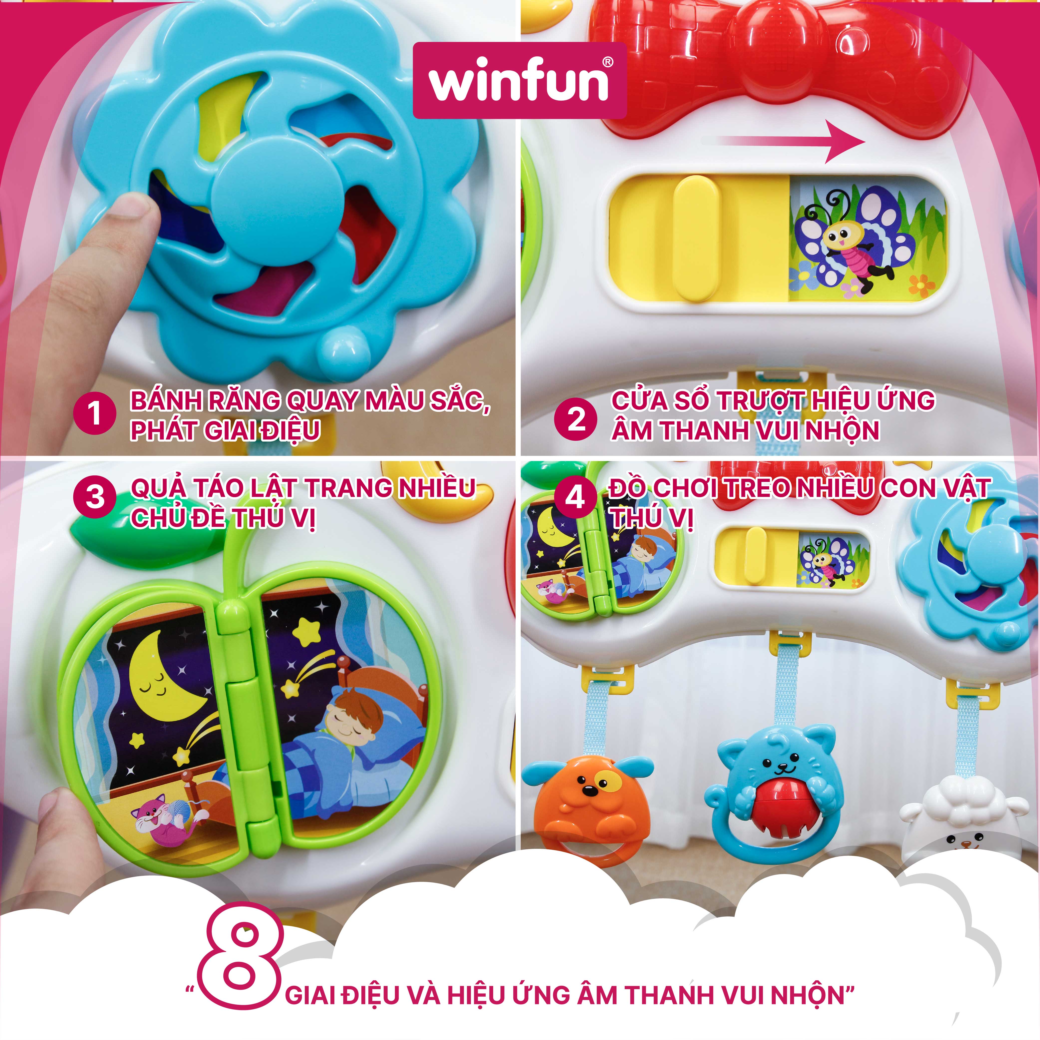 Kệ Chữ A Kết Hợp Bàn Tập Ngồi, Tập Đứng Winfun 0822