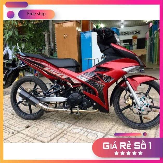 Tem rời ex 150 Yzr 15 chất liệu decal Crom cao cấp bảo hành màu sắc vĩnh viễn