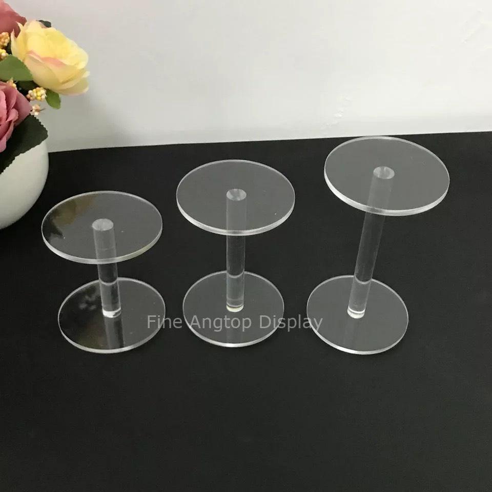 Kệ/giá đỡ mica trưng bày đồ trang sức nhẫn, bông tai, nhiều kích thước, nhiều màu