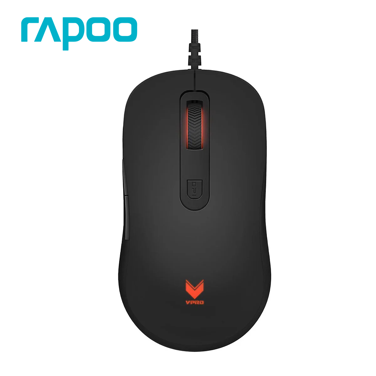 Chuột Gaming Có Dây RAPOO V16S 12800DPI, 6 Mức DPI, Đèn LED RGB, Dây Cắm USB Dài 1.85M - Hàng Chính Hãng