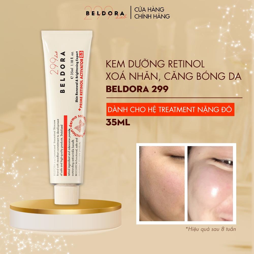 KEM DƯỠNG RETINOL 0.5 PHỦ BÓNG, NGĂN NGỪA MỤN BELDORA 299 PRIME ACTIVATOR 35ML