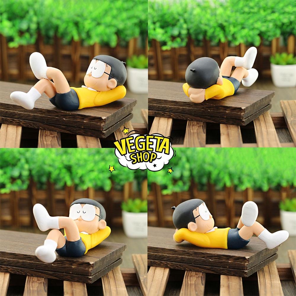 Mô hình Nobita nằm ngủ - Đồ chơi mô hình nhân vật Nobi Nobita - Mô hình Doraemon Doremon - Kích thước 12cm~18cm