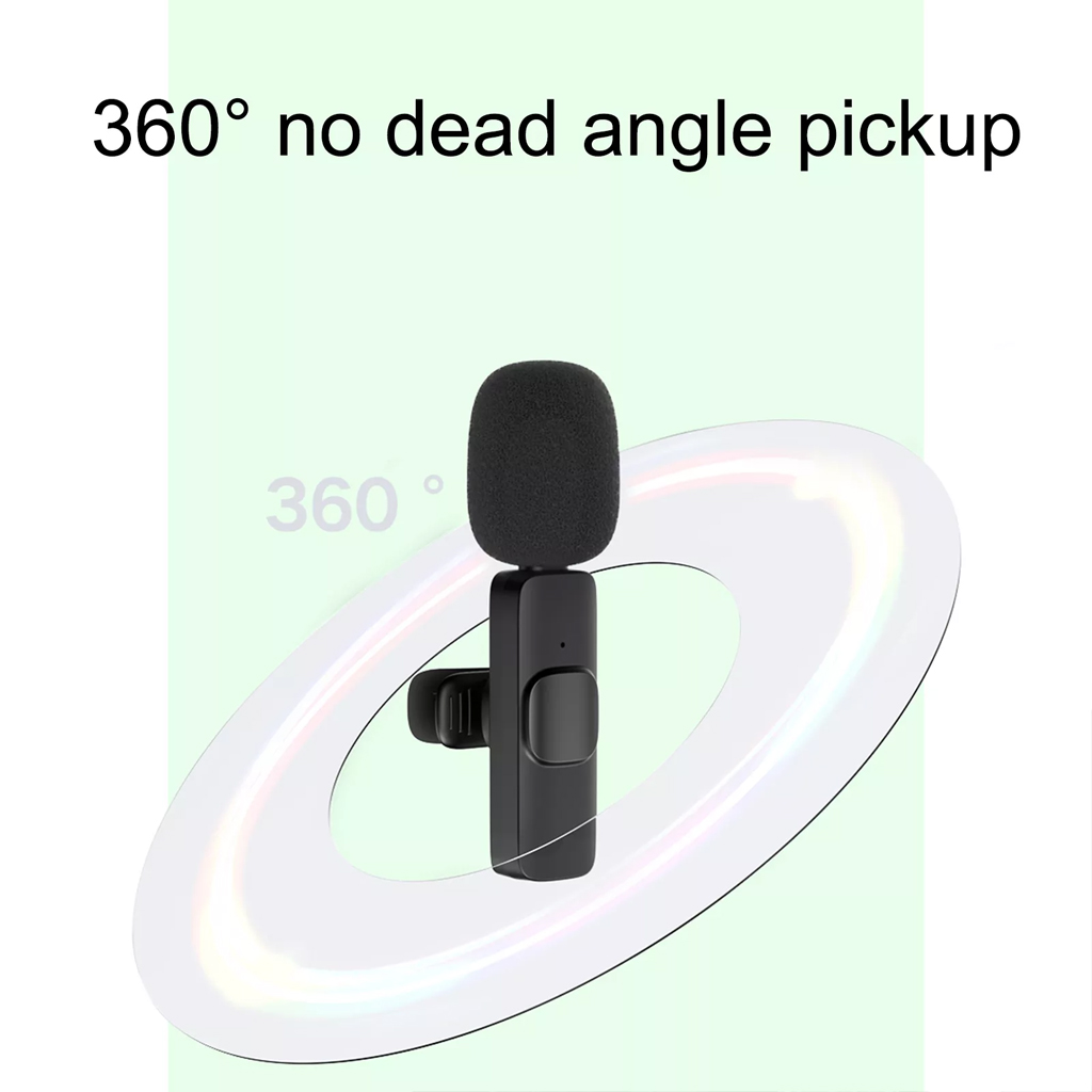 Vinetteam Micro thu âm cài áo không dây hỗ trợ quay tiktok, video, livestream có cả công type c và cổng cho aiphone - hàng chính hãng