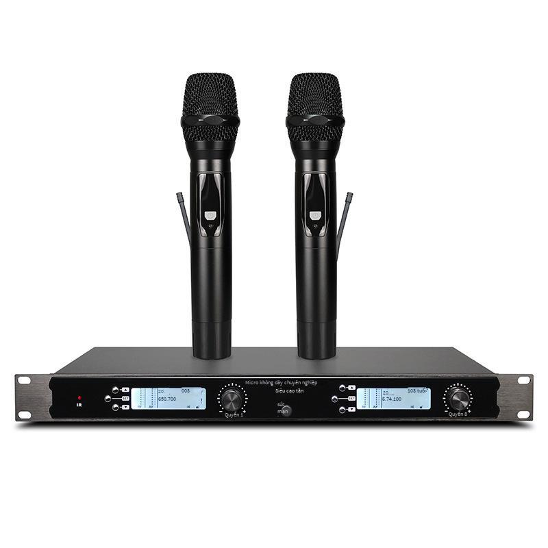 Khuyến mại cặp hồng ngoại mới tần số micro không dây U-segment một trong hai biểu diễn sân khấu chuyên nghiệp hội nghị ktv micro không dây