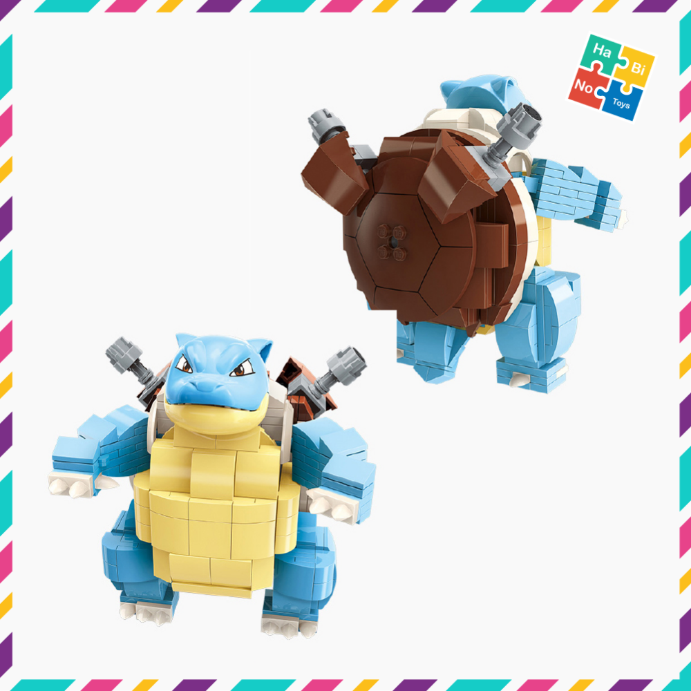 Lắp Ráp Pokemon Pikachu Keeppley Đồ Chơi Mô Hình Rùa Blastoise 385 Chi Tiết B0109 Cho Trẻ Từ 6 Tuổi