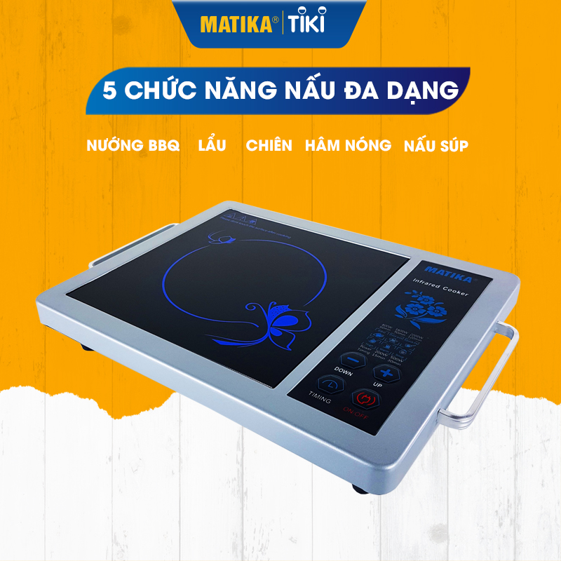 Bếp hồng ngoại MATIKA công suất 2000W MTK-H22 - Hàng chính hãng