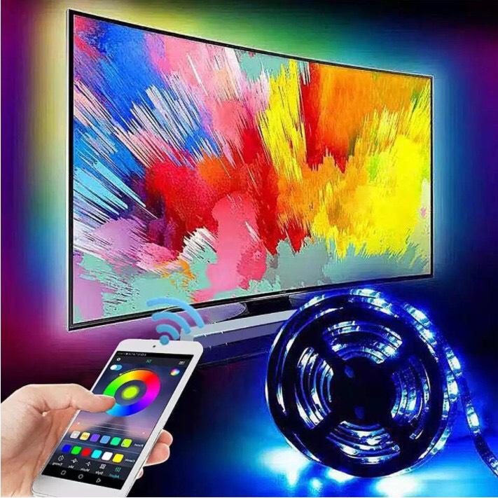 Đèn LED Tiktok 5050 Mix Đổi Màu RGB Dùng App Quay Video Cuốn Hút Triệu View Đèn Trang Trí Phòng Ngủ Bàn PC