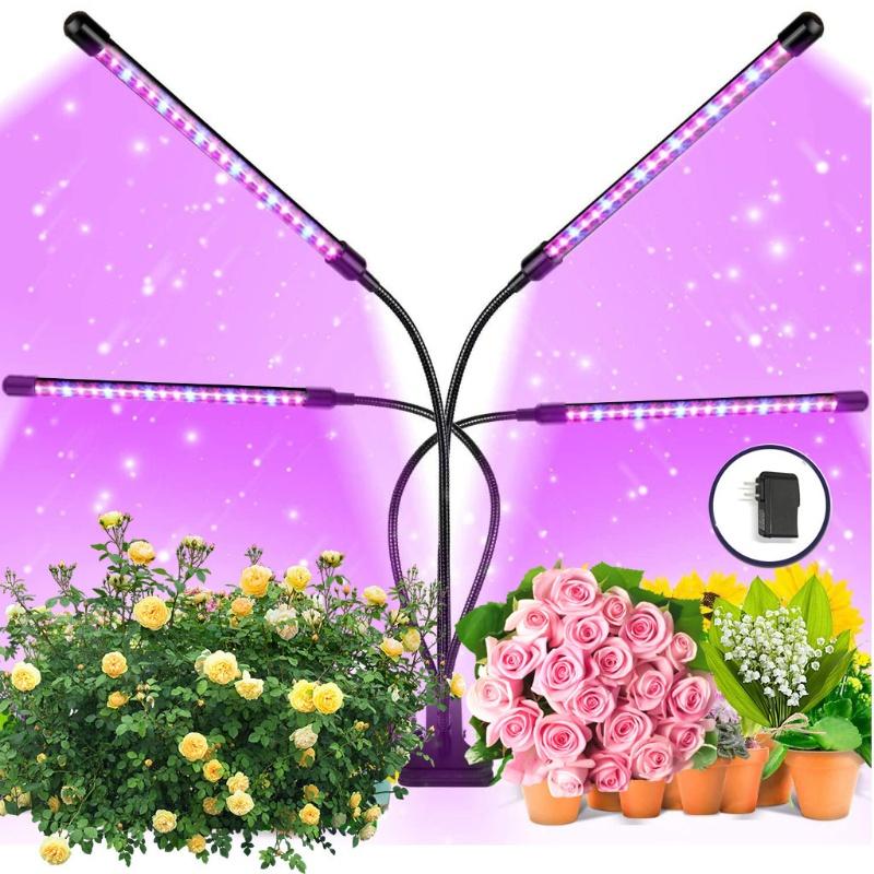 HSV LED Grow Lights Full Spectrum Plant Lighting 9 Dimmable Levels Grow Light with 3 Modes Timing Function for Indoor Plants