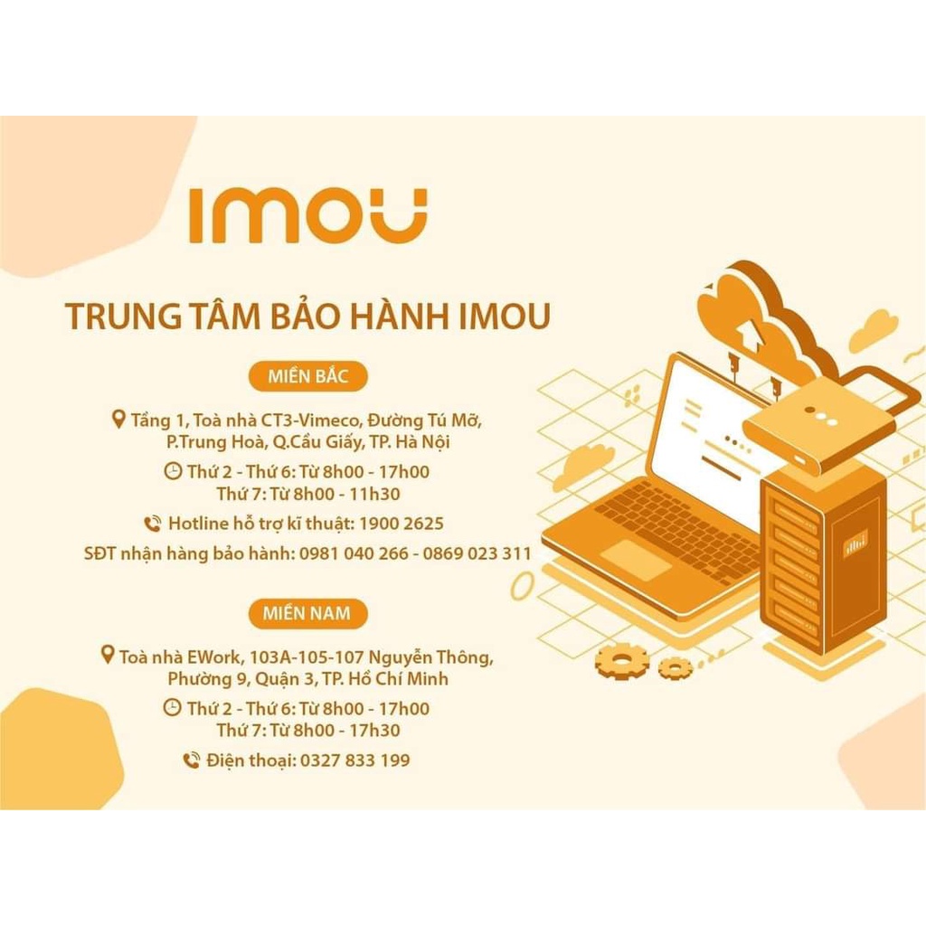 Trọn bộ kit camera không dây IMOU - Hàng chính hãng