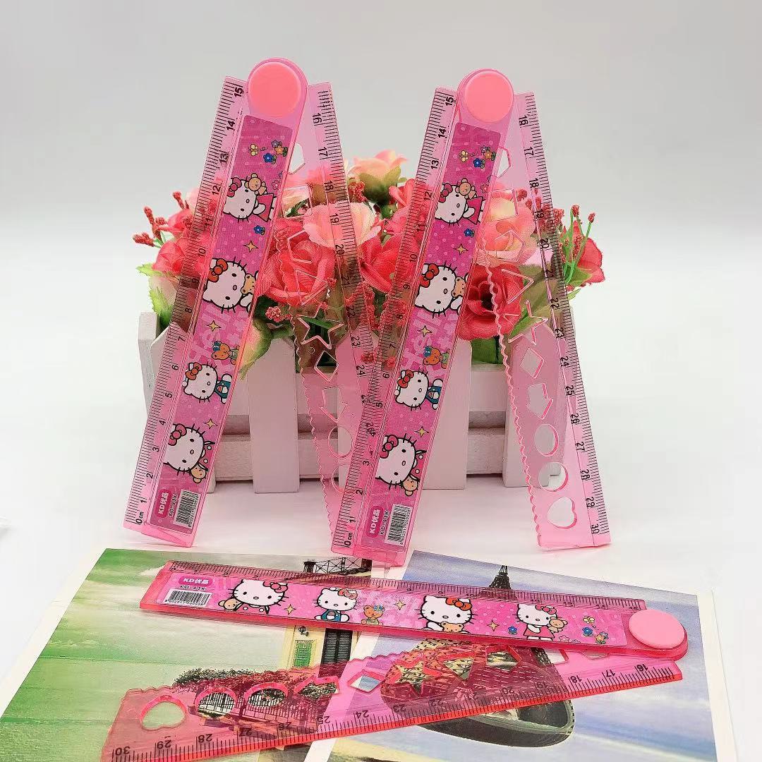 Đồ dùng học tập cho bé, Thước gấp 30cm kute dễ thương nhiều mẫu cho bé lựa chọn