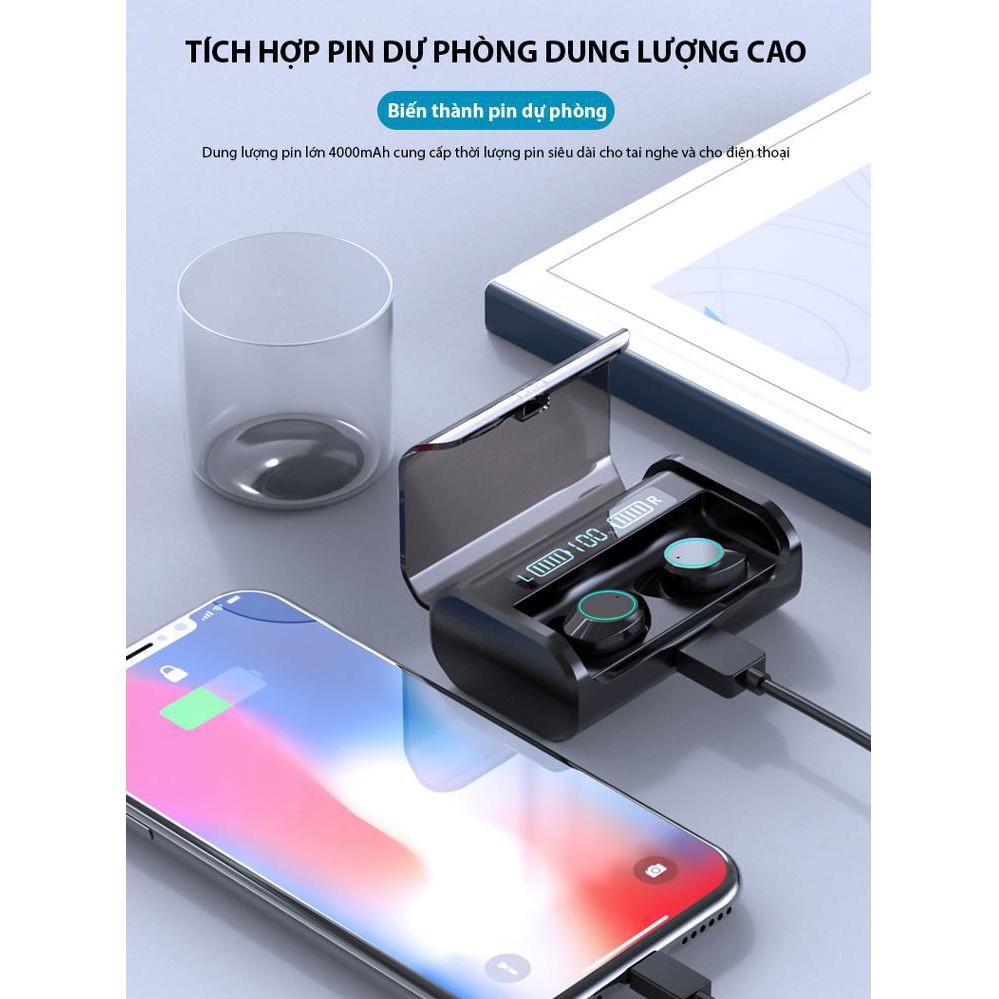 TAI NGHE KHÔNG DÂY 9D G06-TWS TÍCH HỢP PIN DỰ PHÒNG 4000MAH: KIẾN TẠO NĂNG LƯỢNG, CHẤT ÂM THỜI THƯỢNG - Home and Garden