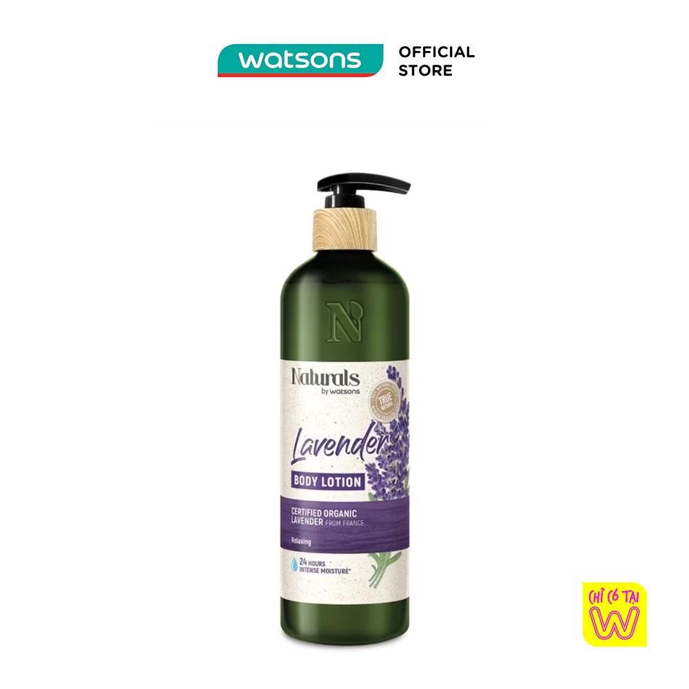 Sữa Dưỡng Thể Naturals By Watsons Hương Lavender True Natural Lavender Body Lotion 490ml