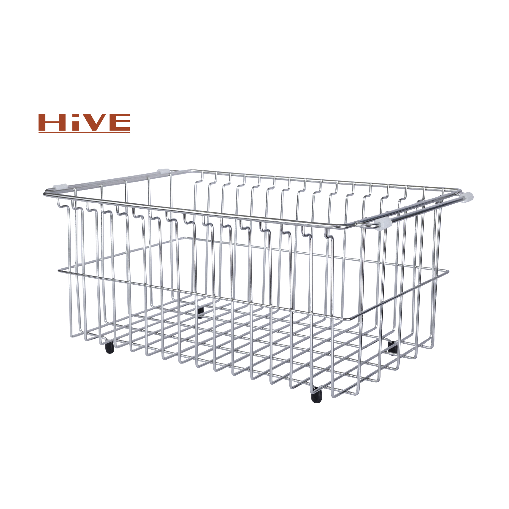 Rổ gác bồn inox để rau/củ/quả HiVE SQS780 Hàn Quốc cao cấp