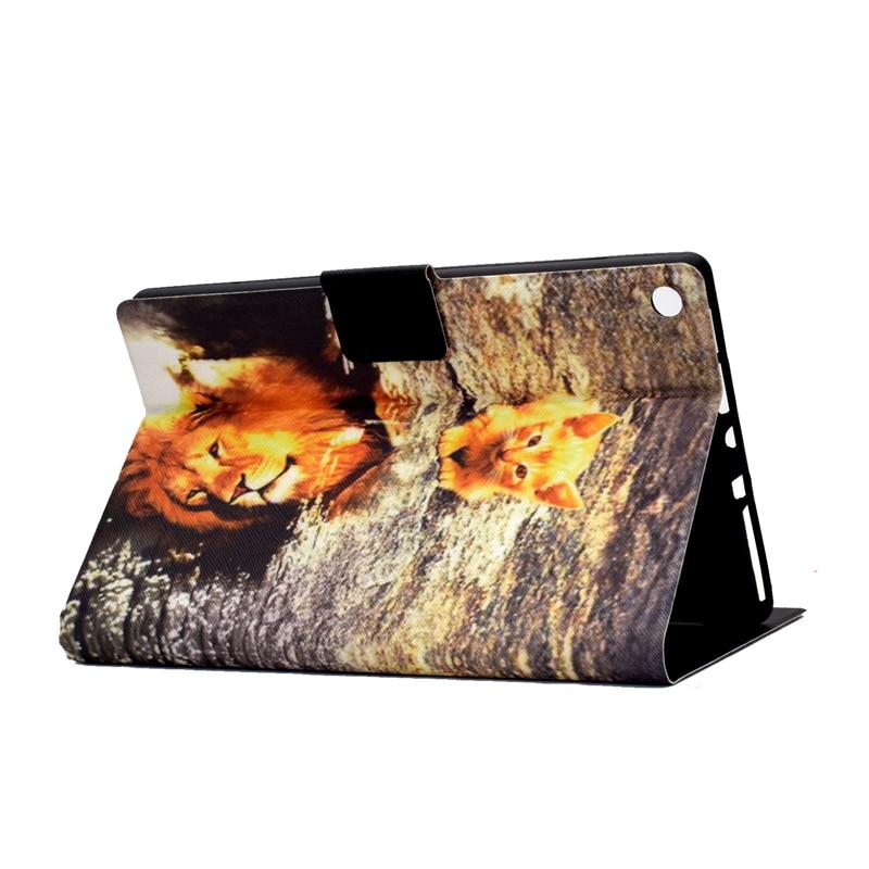 Bao Da Họa Tiết Mèo Dễ Thương Cho Amazon Kindle Fire Hd8 Hd 8 2018 2017 2016 8.0 "