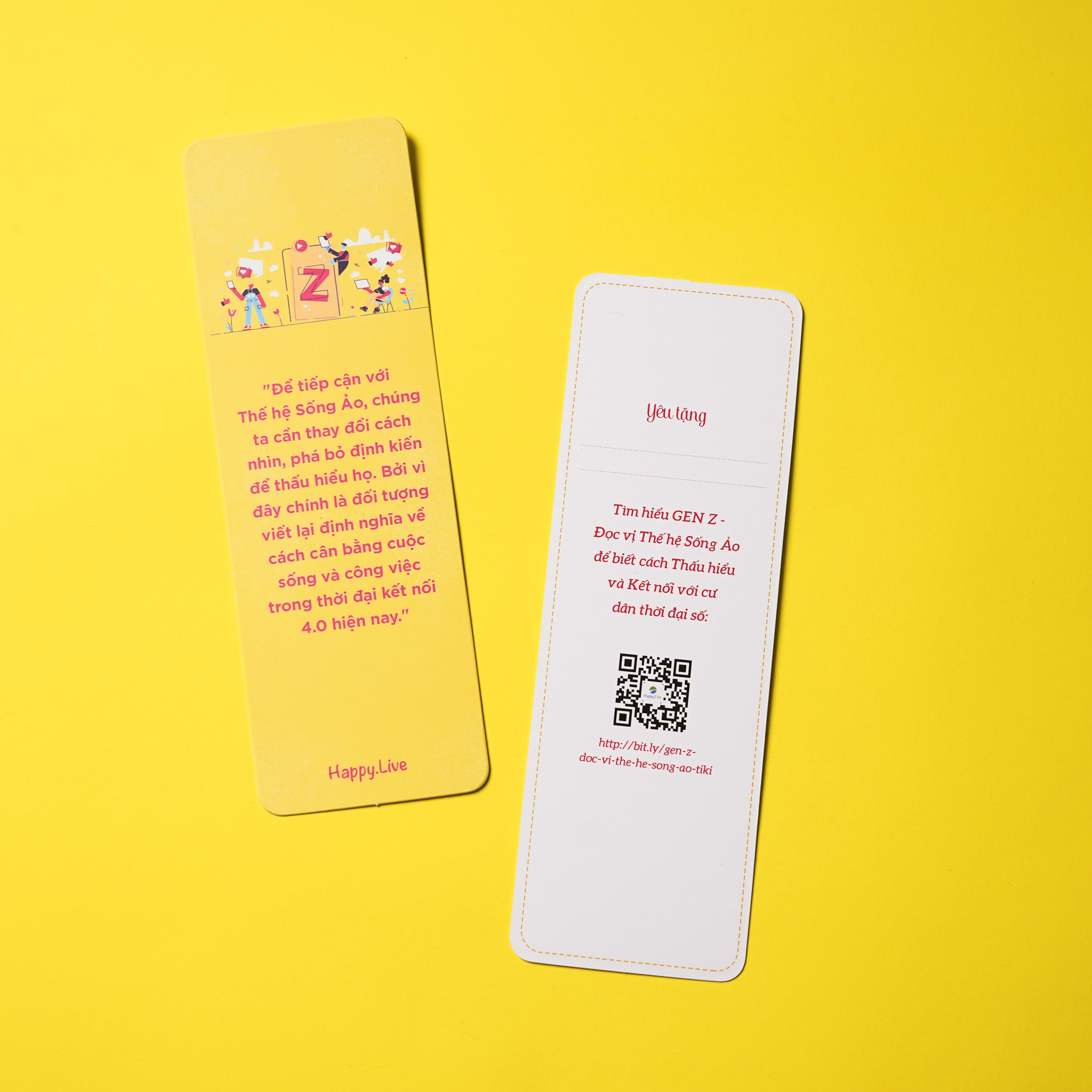 Bookmark Happy Live – Đầu tư, kinh doanh, phát triển bản thân (Giao mẫu ngẫu nhiên)