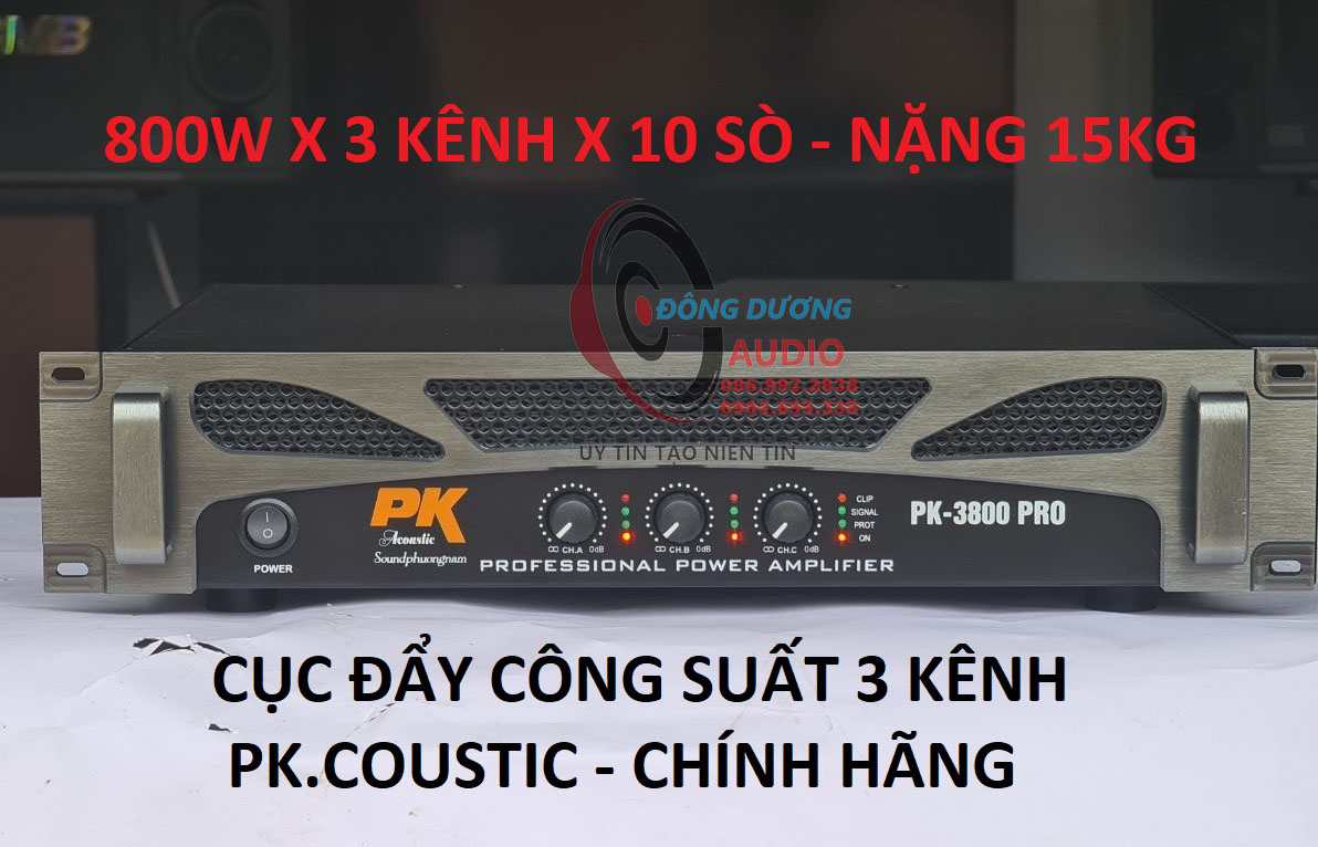 CỤC ĐẨY 3 KÊNH PK COUSTIC - 800W MỖI KÊNH - ĐẨY CÔNG SUẤT 3 KÊNH - MAIN BOARD 3 KÊNH - HÀNG CHÍNH HÃNG