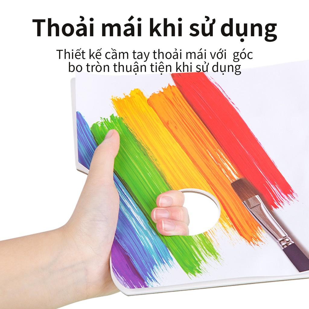 Bảng pha màu bằng giấy chuyên dụng Deli - Khổ A4, 30 tờ - 1 quyển - 73629