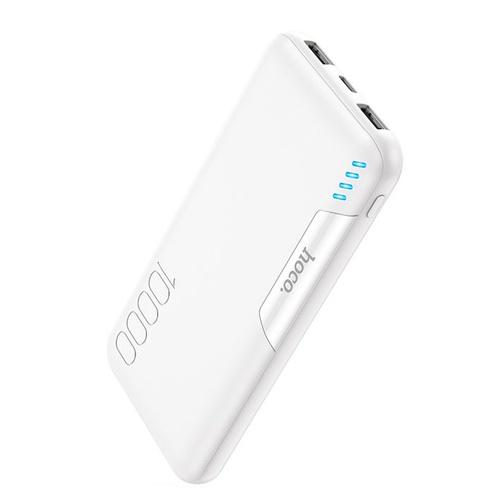 Pin sạc dự phòng dành cho Hoco J82 siêu mỏng 10000mAh max 2A tích hợp 2 Input typeC và microUSB (2 màu tuỳ chọn) - Hàng Chính Hãng