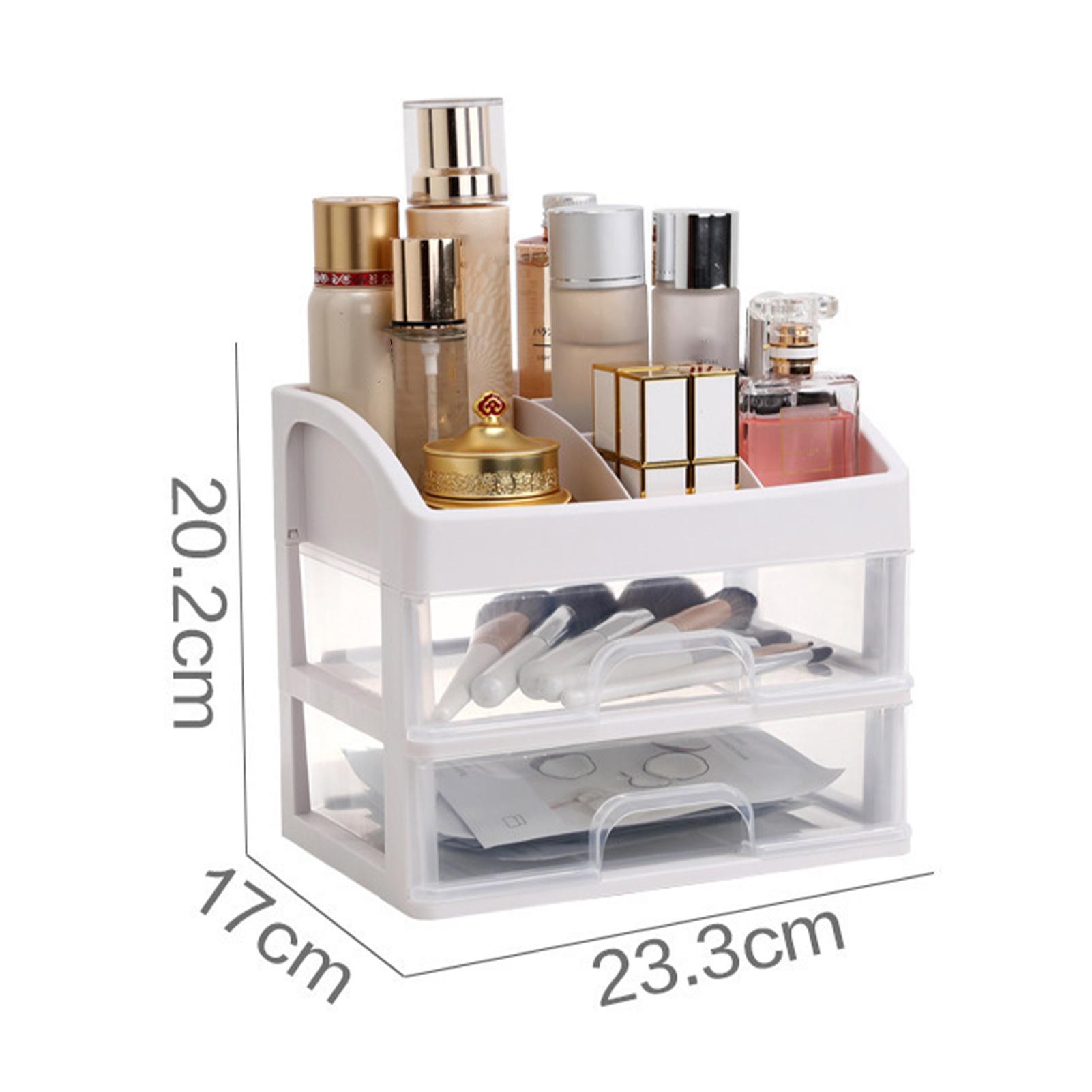 Hộp đựng dụng cụ makeup bằng nhựa có ngăn kéo