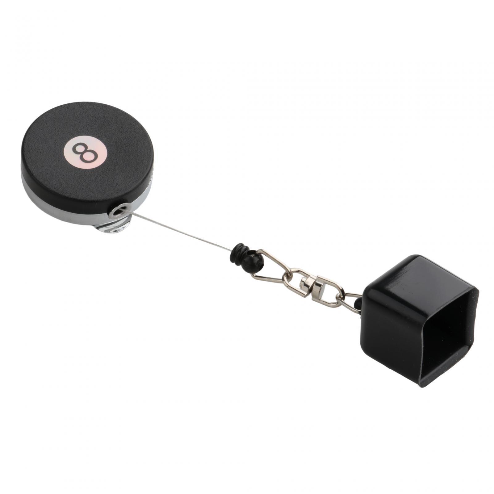 Pool Cue Chalk Holder Retractable Billiard Pool Chalk Cup Holders Chalk Case