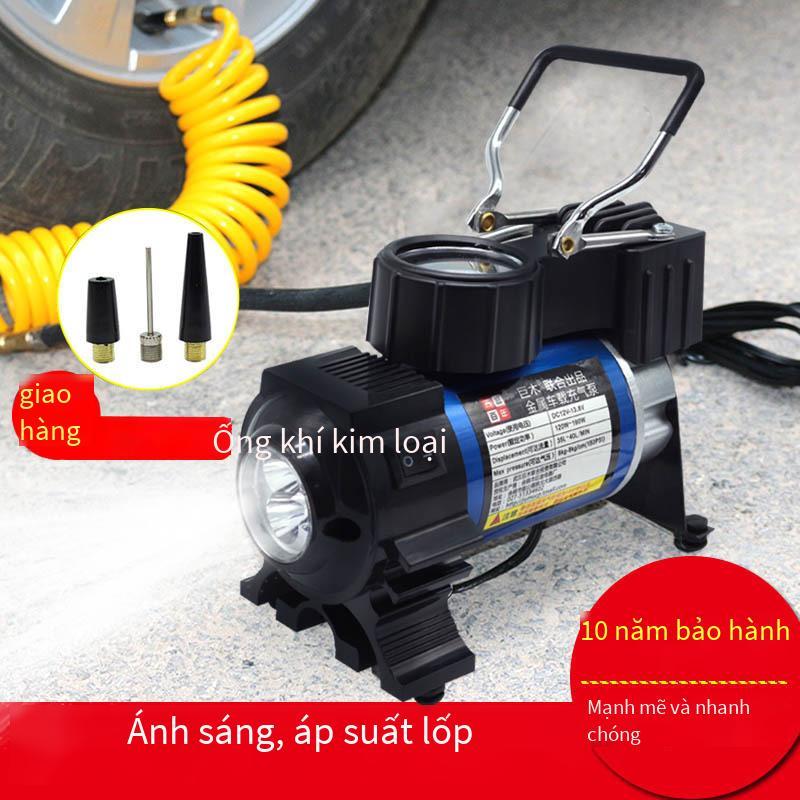 Máy bơm không khí lốp xe bằng gỗ khổng lồ thuận lợi nhất với máy bơm không khí ô tô 12 v với máy bơm không khí xi lanh đơn di động bằng kim loại nhẹ