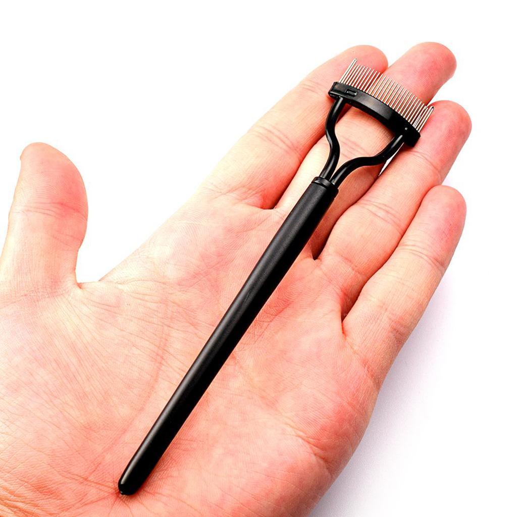 2X Women Eyelash Eyebrow Comb Brush Mascara Applicator Extension Comb Makeup