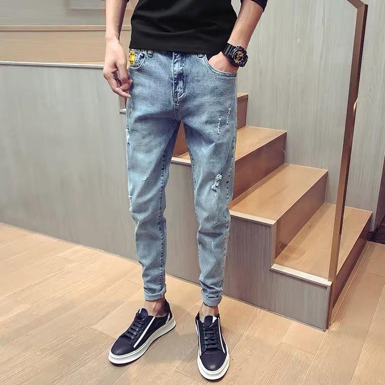 Quần Jean Nam - Quần Bò Nam co dãn ôm form tôn dáng chuẩn, quần jean thời trang cao cấp nam Muradfashion mẫu NT512